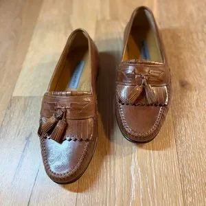 Johnston & Murphy 8.5 W | *Worn 2 Hours* | Breland Kiltie Tassel Loafer NWOT Johnston & Murphy Limited Black Leather kiltie tassel loafer  main image 3